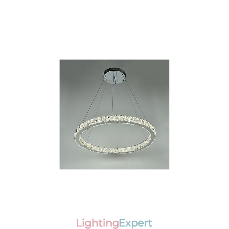 Dimmable Ring Ceiling Pendant Light Modern Chandelier Lighting Indoor Light with Remote Control