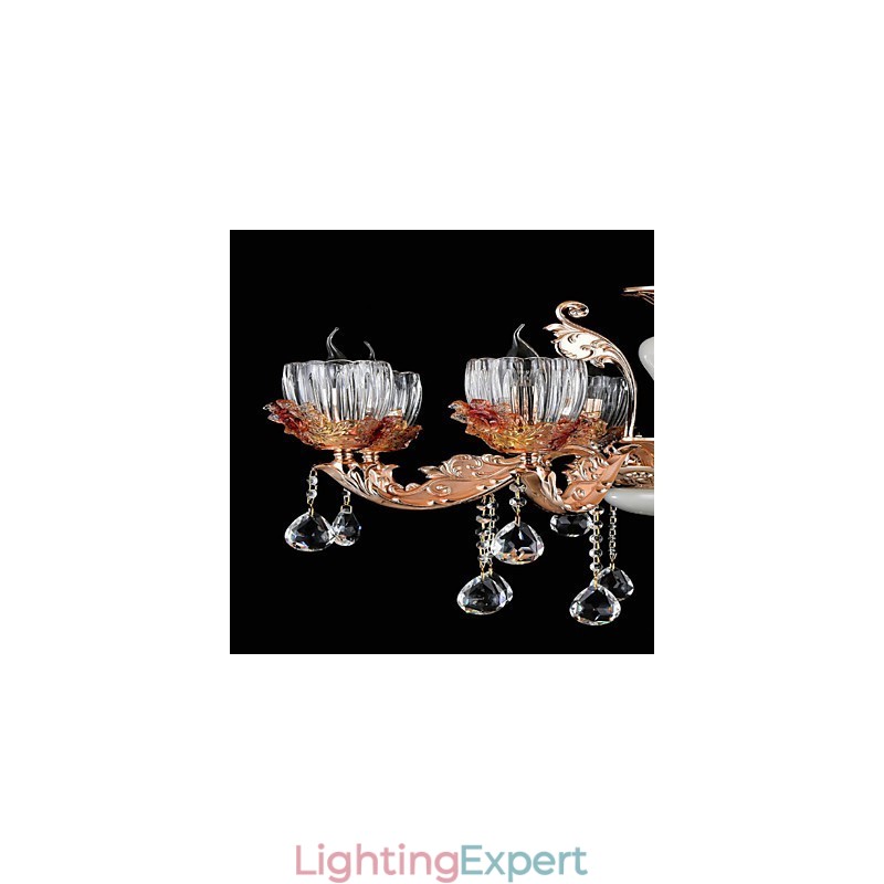 Modern Contemporary Traditional Classic Zinc Alloy Feature for Crystal Mini Style Metal Pendant Light