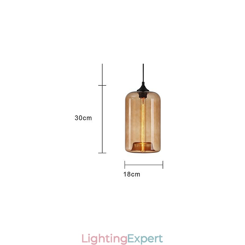 Bottle Design Pendant 1 Light Minimalist Iron Painting