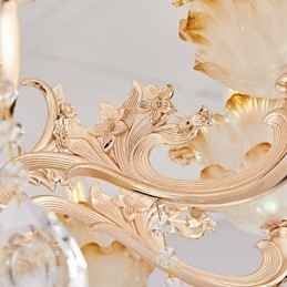 European Style Atmosphere Zinc Alloy Crystal Home Chandelier