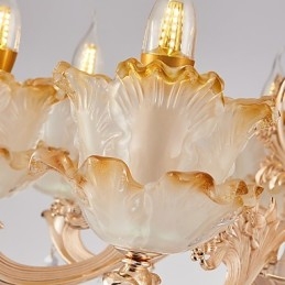 European Style Atmosphere Zinc Alloy Crystal Home Chandelier