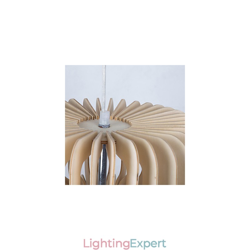 Vintage Three Layer Cake Wood Chandelier