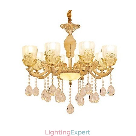 European Style Atmosphere Zinc Alloy Crystal Home Chandelier European Style Atmosphere Zinc Alloy Crystal Home Chandelier