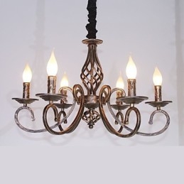 Retro Simple Lamp Copper Colored Lamp Candle Lamp