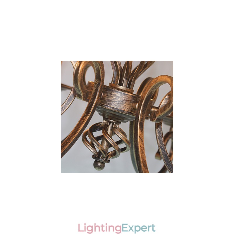 Retro Simple Lamp Copper Colored Lamp Candle Lamp