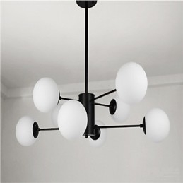 Modern Contemporary Traditional Classic Painting Feature for Mini Style Metal Chandelier