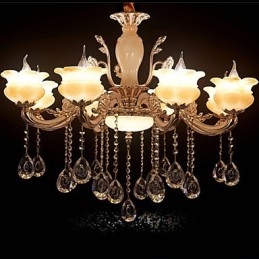 Jade Crystal Pendant lamp