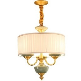 All Copper Chandelier Jade Decorative Chandelier