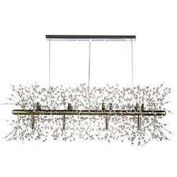 Traditional Classic Electroplated Feature for Crystal Metal Chandelier