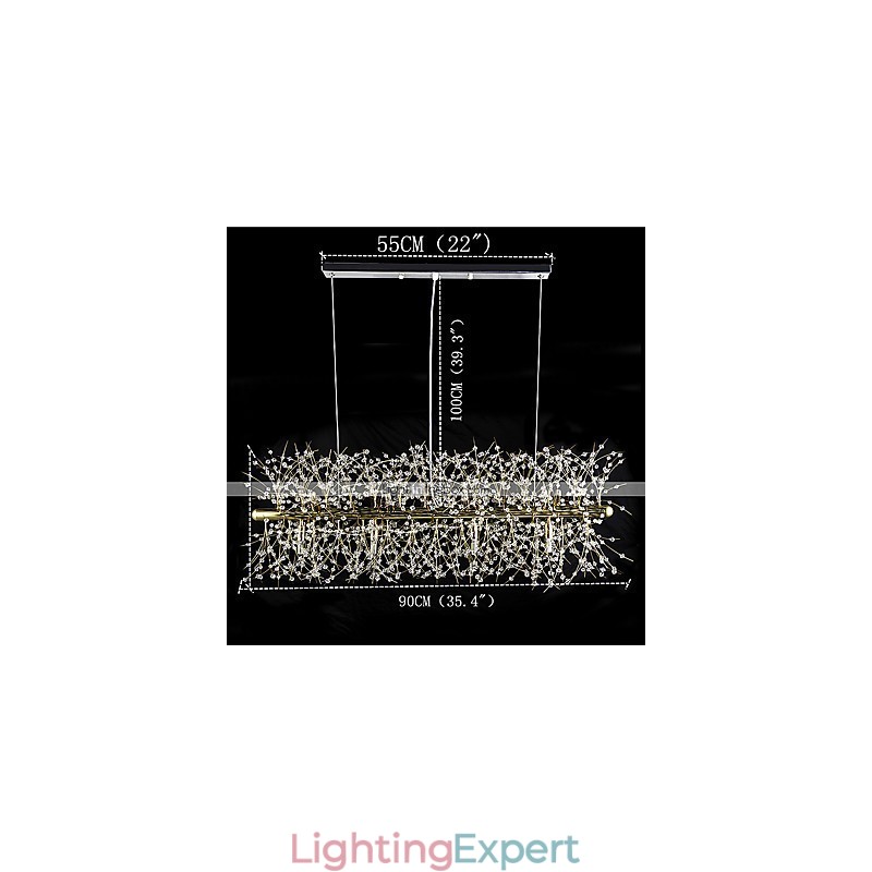 Traditional Classic Electroplated Feature for Crystal Metal Chandelier