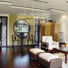 Traditional Classic Electroplated Feature for Crystal Metal Chandelier