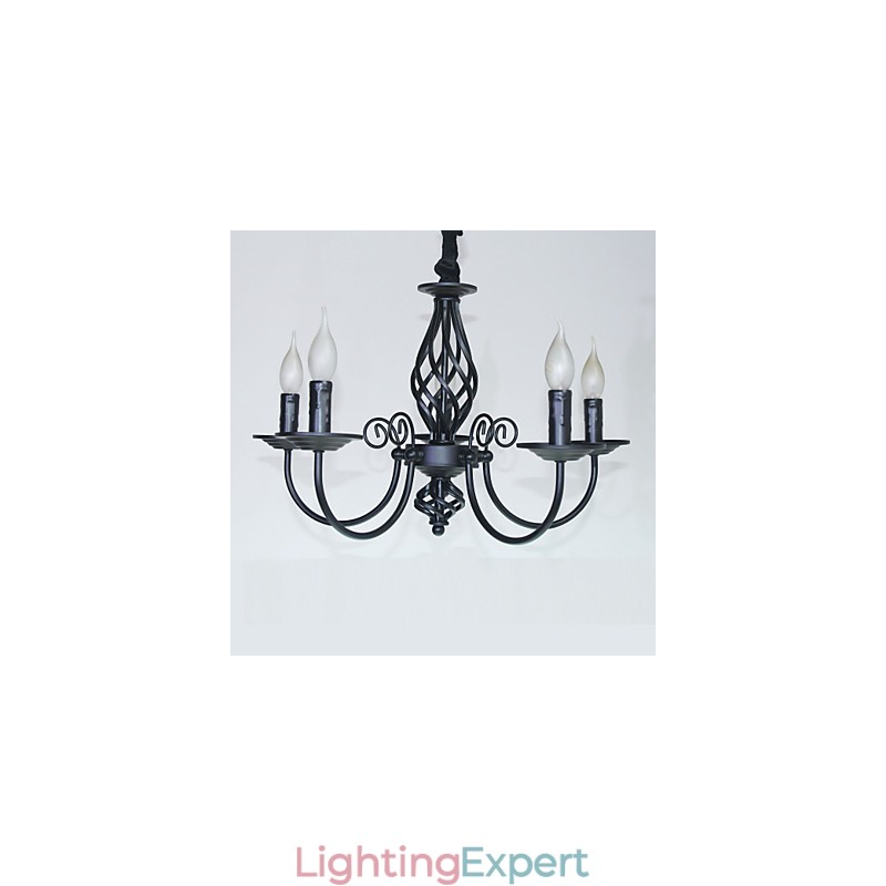 Modern Contemporary Traditional Classic Vintage Retro Others Feature for Mini Style Candle Style Metal Chandelier