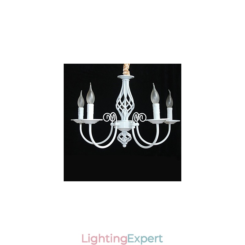 Modern Contemporary Traditional Classic Vintage Retro Others Feature for Mini Style Candle Style Metal Chandelier