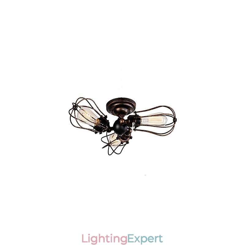 Retro Painting Feature for Mini Style Designers Metal Chandelier