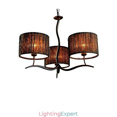 3 Light Traditional Classic Chandelier with Simple Fabric Drum Shade 3 Light Traditional Classic Chandelier with Simple Fabric Drum Shade