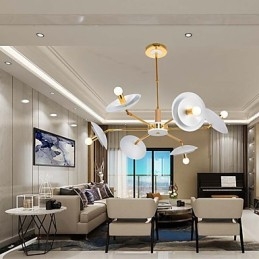 6 Light Personalized Chandelier