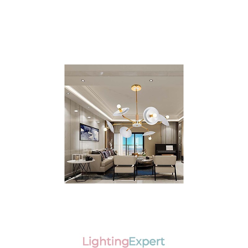 6 Light Personalized Chandelier