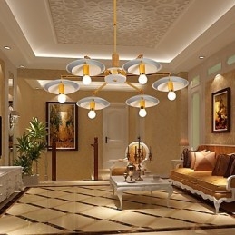 6 Light Personalized Chandelier