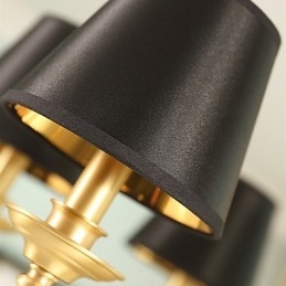 Chandelier Traditional Classic Country Brass Feature for Mini Style Metal 8 Bulbs