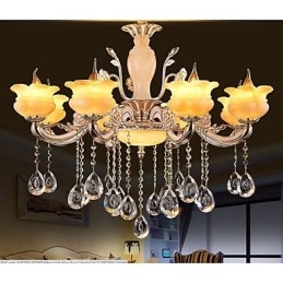 Jade Crystal Pendant lamp