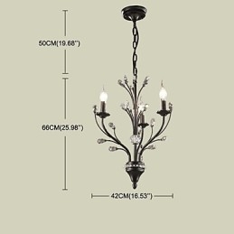 Modern Contemporary Traditional Classic Rustic Lodge Vintage Retro Lantern Country Globe Painting Feature for Crystal Chandelier