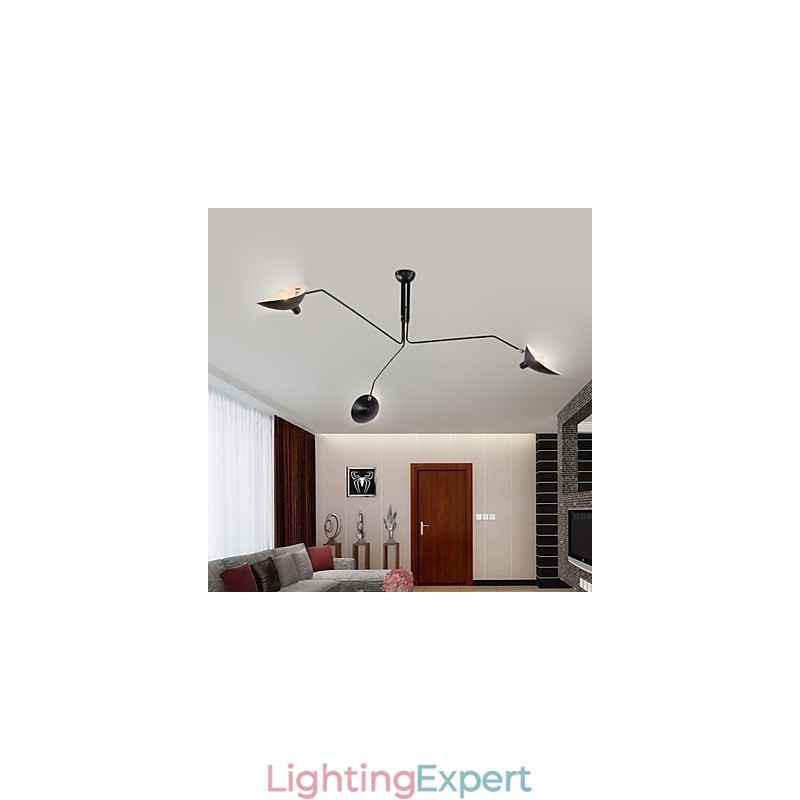 Modern Contemporary Painting Feature for Designers Metal Chandelier