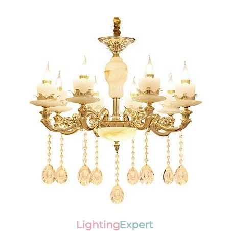 European Style Atmosphere Zinc Alloy Crystal Home Chandelier European Style Atmosphere Zinc Alloy Crystal Home Chandelier