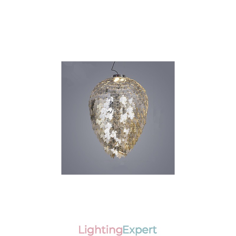 Traditional Classic Lantern Electroplated Feature for Mini Style Metal Chandelier