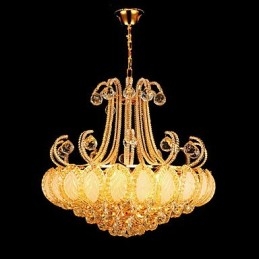 Modern Luxury Chandelier Crystal Pendant Light Diameter 50CM Contains 8 Bulbs