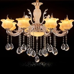 Jade Crystal Pendant lamp
