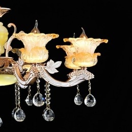 Modern Contemporary Traditional Classic Zinc Alloy Feature for Crystal Mini Style Metal Pendant Light