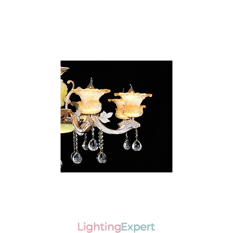 Modern Contemporary Traditional Classic Zinc Alloy Feature for Crystal Mini Style Metal Pendant Light