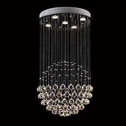 Modern Contemporary Traditional Classic Rustic Lodge Vintage Country Island Crystal Electroplated Metal Pendant Light