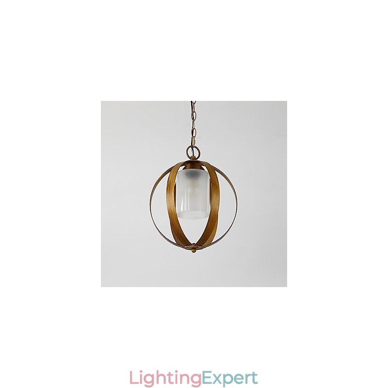 Loft Metal Amercian Industrial Style Painting Color with Glass European Chandelier Lamp the Indoor Decorate Pendant Lamp