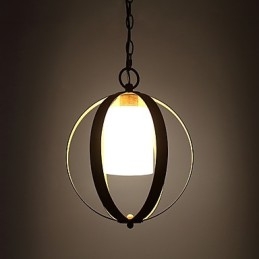 Loft Metal Amercian Industrial Style Painting Color with Glass European Chandelier Lamp the Indoor Decorate Pendant Lamp