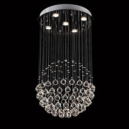Modern Contemporary Traditional Classic Rustic Lodge Vintage Country Island Crystal Electroplated Metal Pendant Light