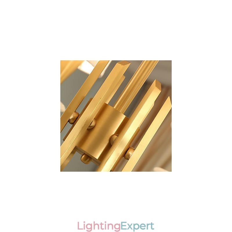 All Copper Chandelier Jade Decorative Chandelier
