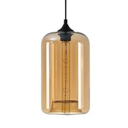 Bottle Design Pendant 1 Light Minimalist Iron Painting