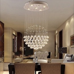 Modern Contemporary Traditional Classic Rustic Lodge Vintage Country Island Crystal Electroplated Metal Pendant Light