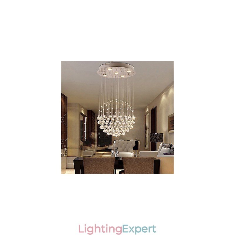 Modern Contemporary Traditional Classic Rustic Lodge Vintage Country Island Crystal Electroplated Metal Pendant Light