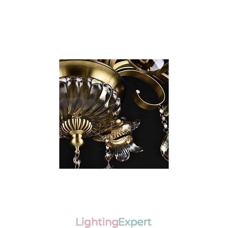 Rustic Lodge Painting Feature for Designers Metal Indoor Shops 2 Bulbs Chandelier