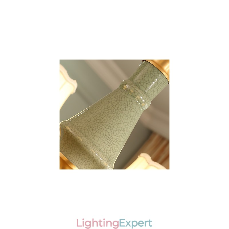 All Copper Chandelier Jade Decorative Chandelier