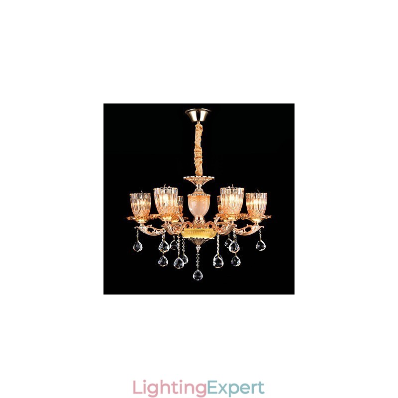 Modern Contemporary Traditional Classic Zinc Alloy Feature for Crystal Mini Style Metal Pendant Light