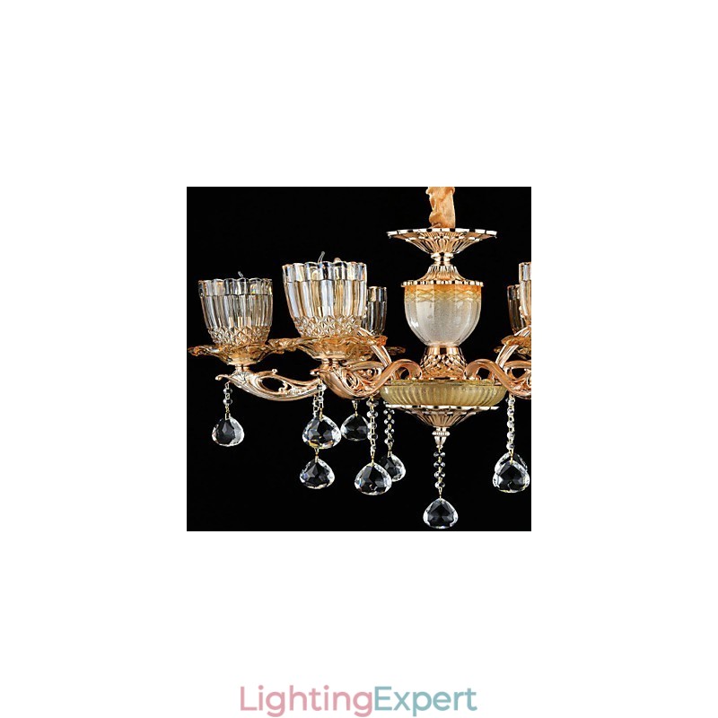 Modern Contemporary Traditional Classic Zinc Alloy Feature for Crystal Mini Style Metal Pendant Light