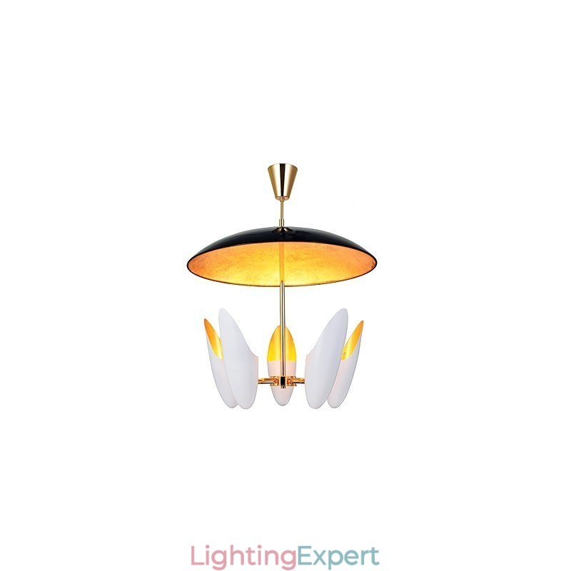 5 Light Chandelier Brief Art Modern Comtemporary Pendant Lamp