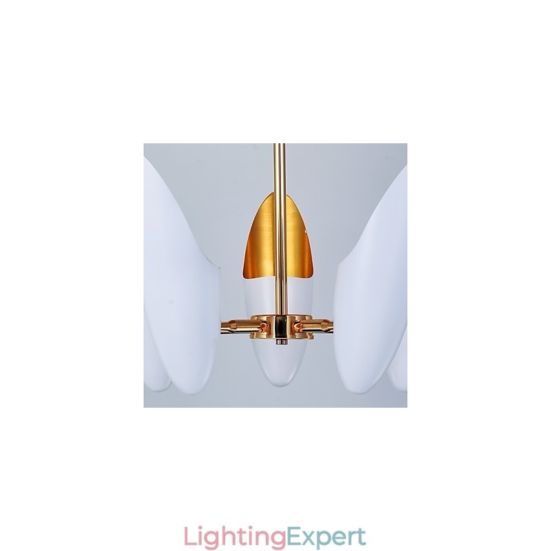 5 Light Chandelier Brief Art Modern Comtemporary Pendant Lamp