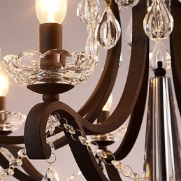 5 Lights Crystal Chandelier Modern Contemporary Traditional Classic Rustic Lodge Vintage Retro Lantern Drum Country Painting