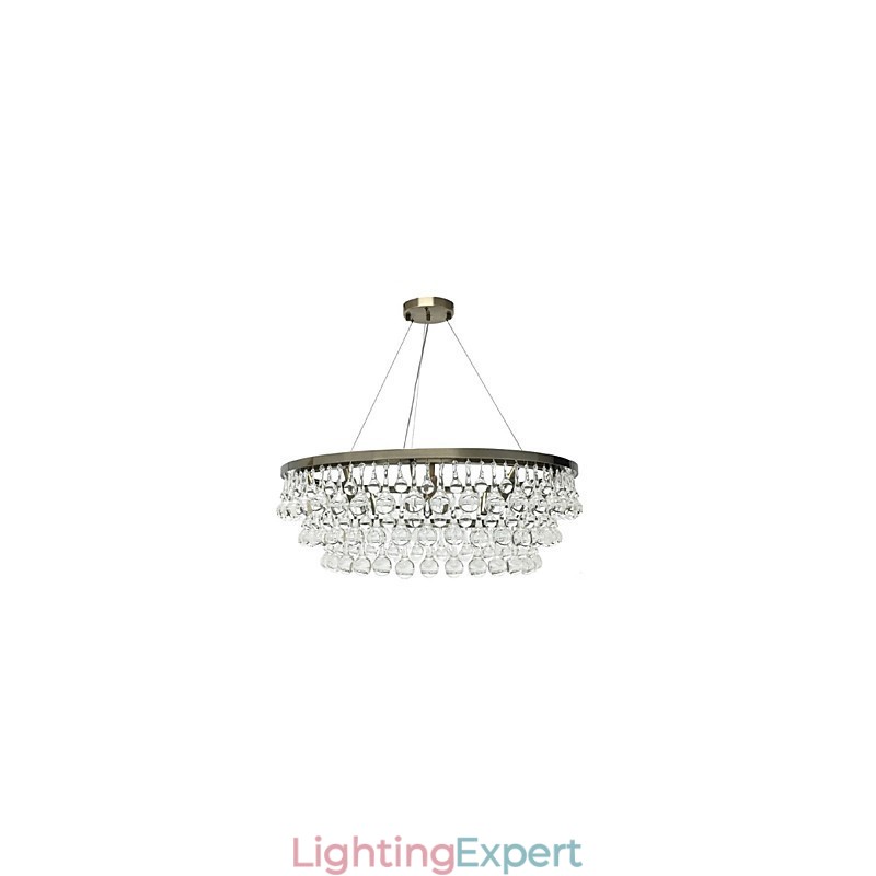 Traditional Classic Electroplated Feature for Designers Metal Chandelier