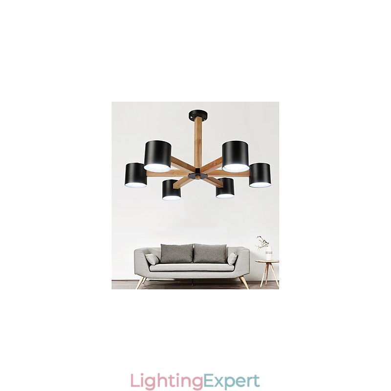 Vintage Painting Feature for Metal Chandelier