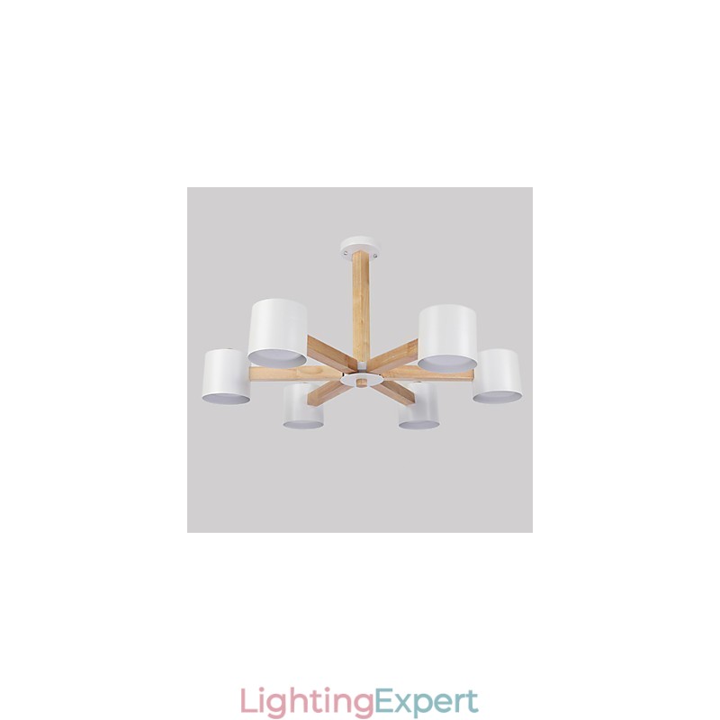 Vintage Painting Feature for Metal Chandelier